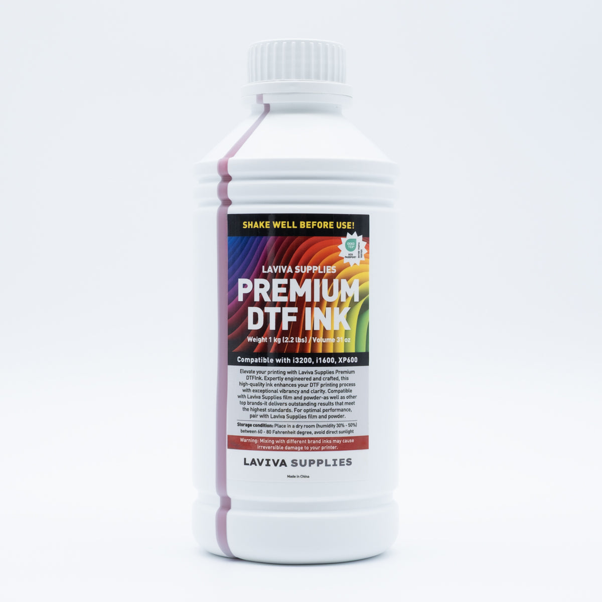 Laviva Premium DTF Pigment Ink (1000 ML (33.8 OZ)