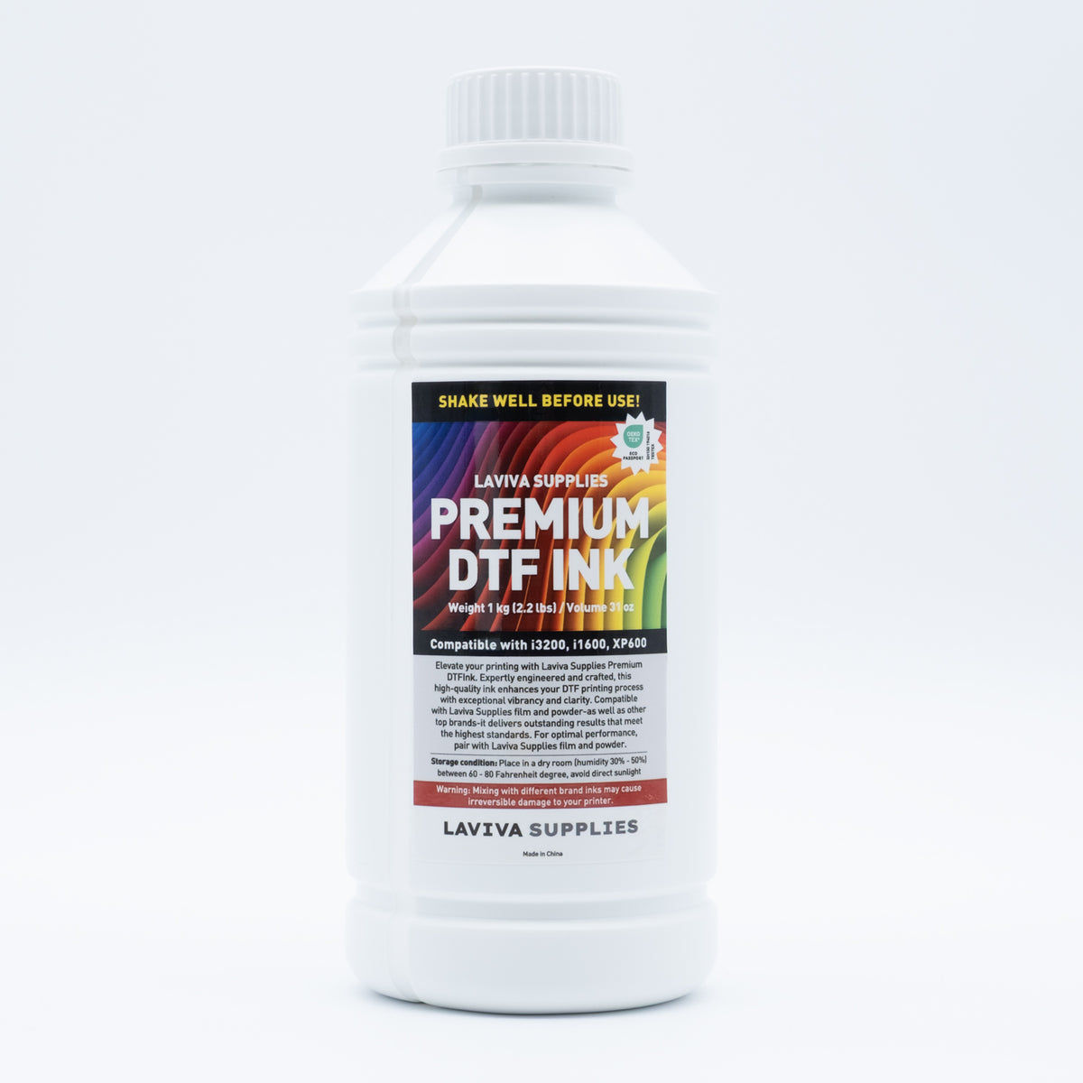 Laviva Premium DTF Pigment Ink (1000 ML (33.8 OZ)