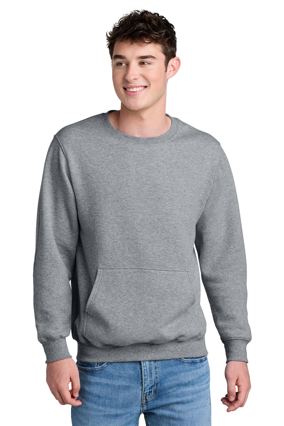 Port & Company Core Fleece Crewneck Pocket Sweatshirt