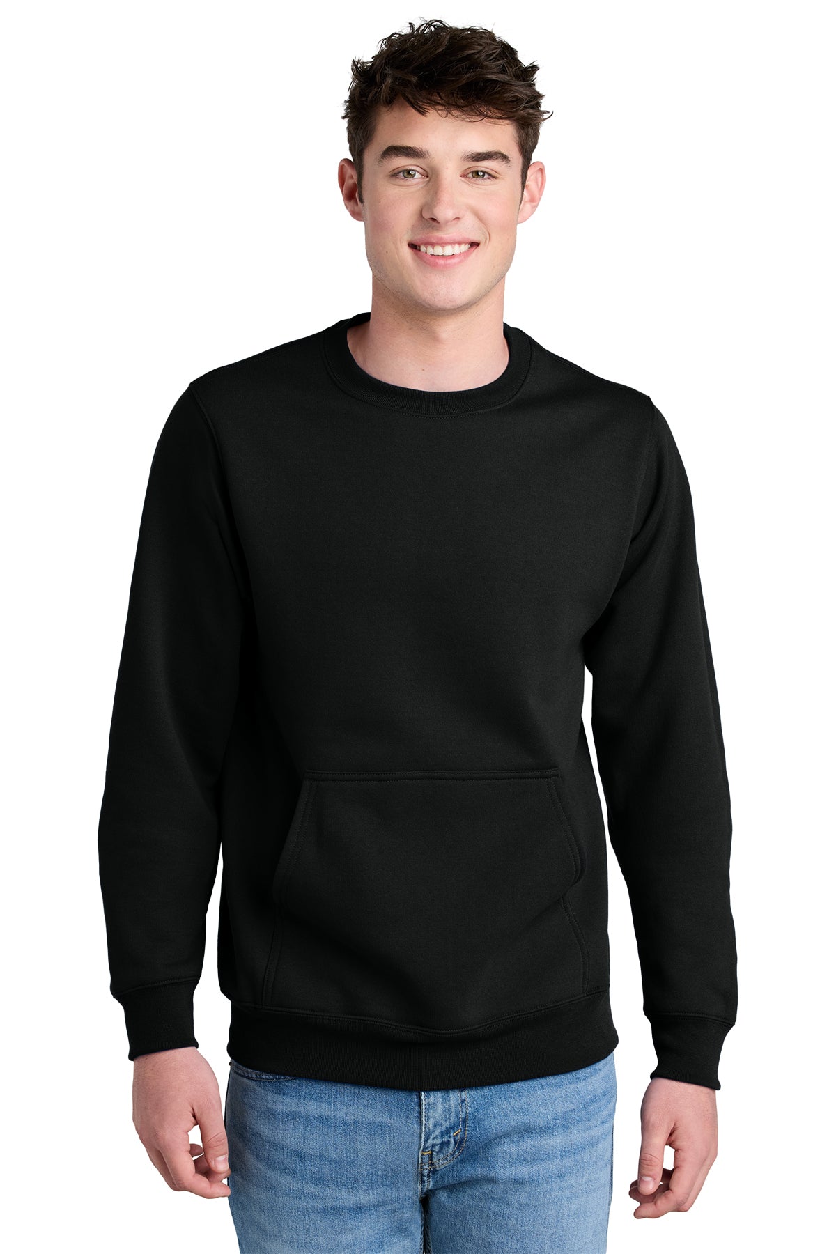 Port & Company Core Fleece Crewneck Pocket Sweatshirt