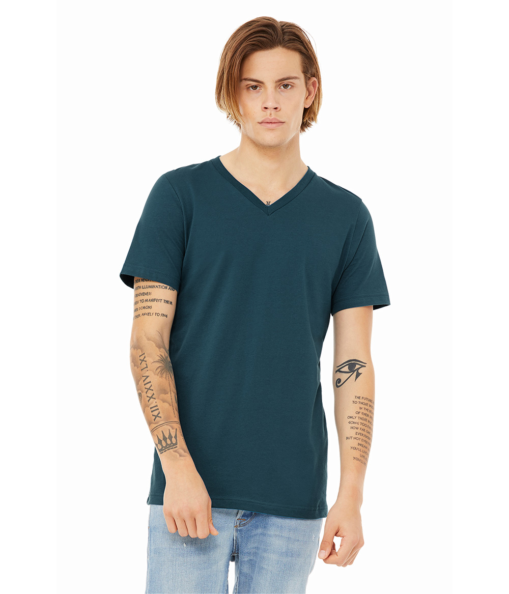 3005 Bella Unisex Jersey Short Sleeve V-Neck T-shirt