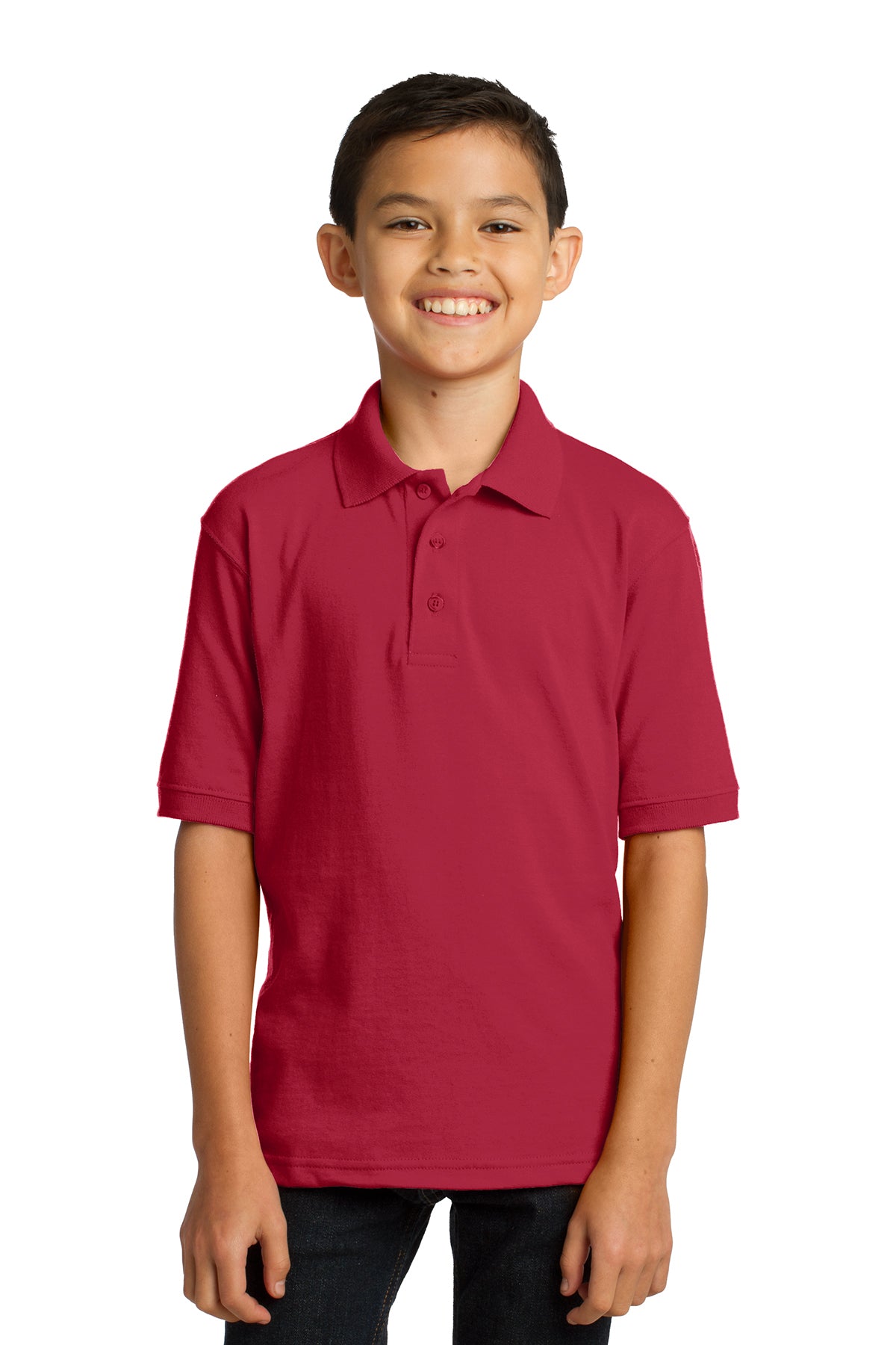 Port & Company - YOUTH Core Blend Jersey Knit Polo