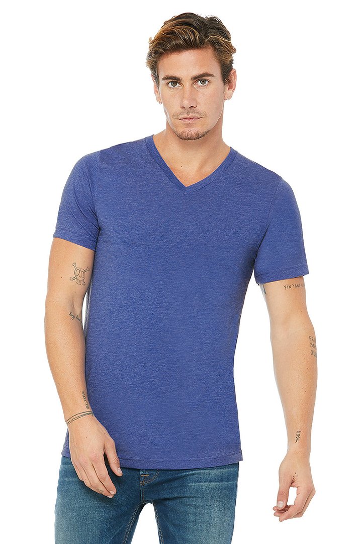 3005 Bella Unisex Jersey Short Sleeve V-Neck T-shirt (2XL - 3XL)