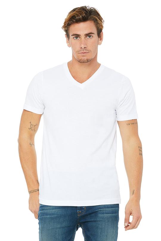 3005 Bella Unisex Jersey Short Sleeve V-Neck T-shirt (2XL - 3XL)
