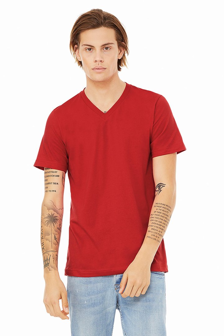 3005 Bella Unisex Jersey Short Sleeve V-Neck T-shirt