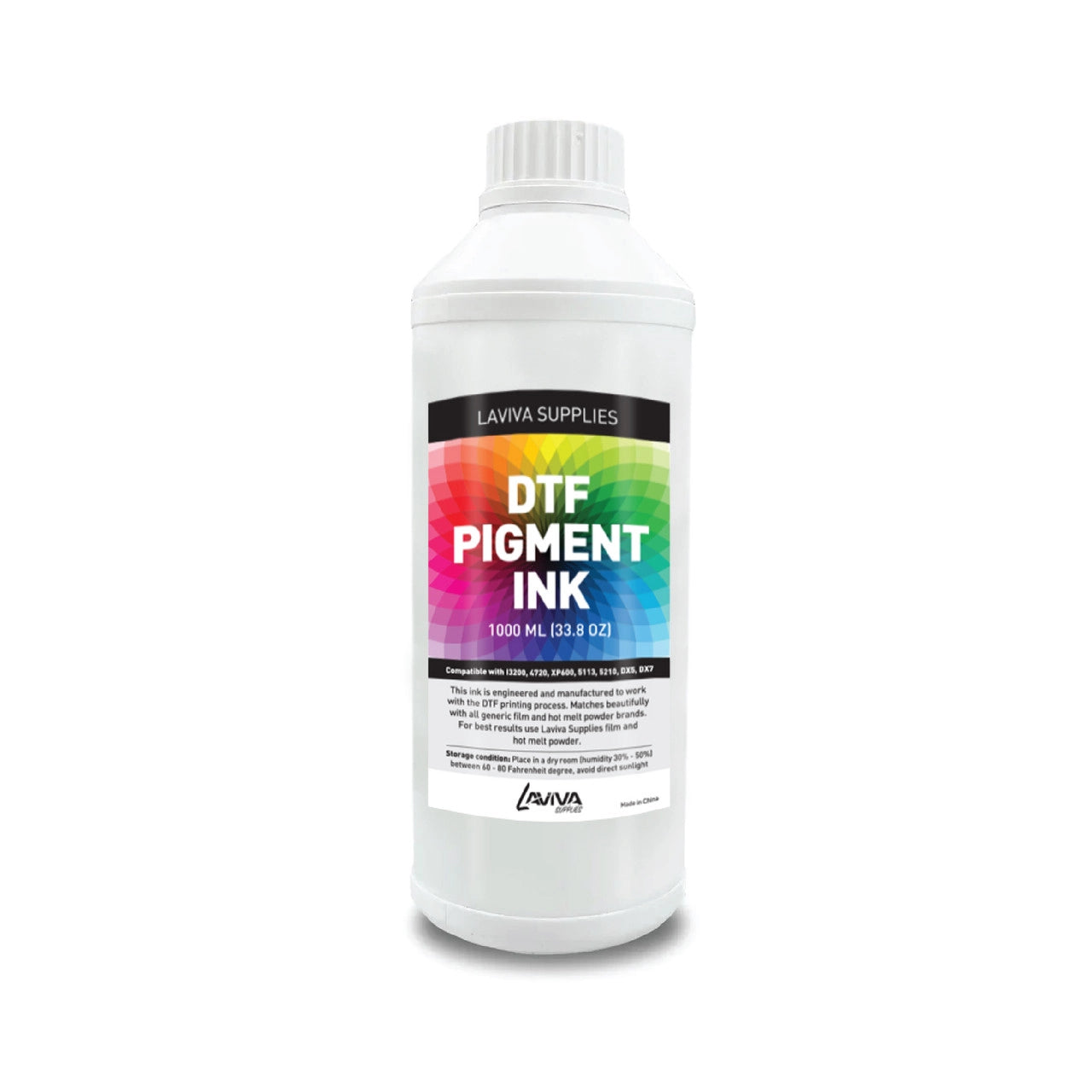 Laviva Supplies DTF Pigment Ink (1000 ML (33.8 OZ))